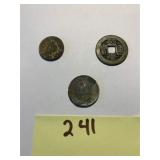 Foreign Coin Lot China Germany Panama