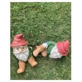 Garden gnomes yard art
