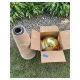 Gazing ball and stand