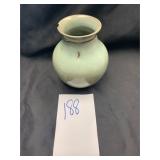 Herbert Sanders signed pottery vase dated 1932