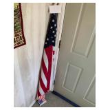 Large American United States Flag Star & Stripes With Flag Magnet Decal