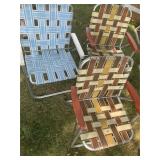 Lawn Chair set of 3 vinatge