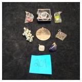 Lot of 8 Costume Jewlery Pendants