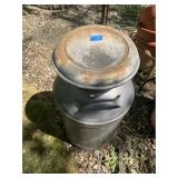 metal milk can
