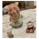 Midland Buckeye Pig Pig Figurine Lot