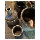 primative crocks and jug lot