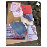 Seasonal outdoor flag lot