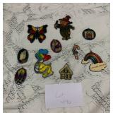 Small Sun Catcher Lot Care Bear Butterfly Christmas Religious