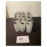 Snowflake Glasses Set of 12