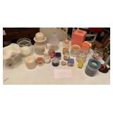 Spring Themed Floral Candleholder Lot