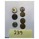US Coin Lot Buffalo Nickel Pennies