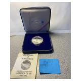 USS America 25th Silver Anniversary 1oz Silver Piece