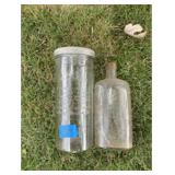 Wesson Oil vintage glass bottle