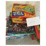 Whimsical Colorful Jigsaw Puzzle Farm Marbles Sort N Stack I Spy Puzzle Sorter