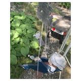Windchime and yard art