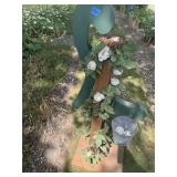 Wooden Water pump Lawn Art