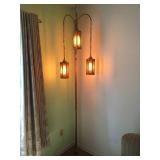 Pole Swag Lamp in great working condition. Lot Number: 5