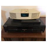 Bose AM/FM Wave Radio works Great! Sony CD Changer Model CDP-CE535 with remote. Lot Number: 14