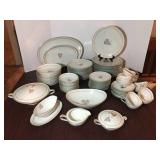 Noritake Rose Pattern Vintage Fine China Set Lot Number: 20