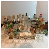 Martini, Brandy, Champagne, Cordial, Wine, Ashtray, Mirror. Partytime! Booze is a Gift from the Owne