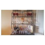  Wine Glass Sets: Ruby, Clear & Gold Rimmed. Candle Holders, Wall Plaques & More. Wine is a Gift fro