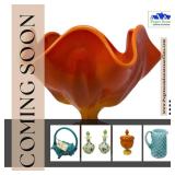 Tacoma Etsy Business Closeout Auction - Fenton, Uranium Glass, Art Glass, Clothes and Costumes