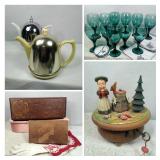 HALL POTTERY, LINENS, QUILTS, HATS, HAT BOXES AND MORE VINTAGE TREASURES PART 2