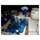 cobalt blue glassware