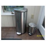 Stainless garbage cans