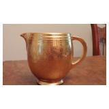 Wheeling Gold Pitcher