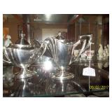Sterling tea set