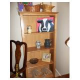 Bookcase  and items