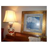 Lamp & artwork