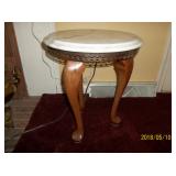 marble top small table