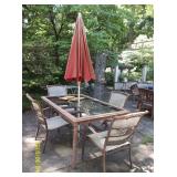 Tile top table w/4 chairs