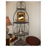 Wrought iron corner piece