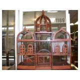 wood unique bird cage