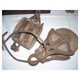 wood & metal pulleys