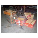 Canada Dry, Fairmont Milk, GCC Beverage, Coca-cola wood crates