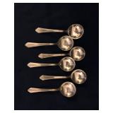 Silver plate bouillon spoons