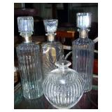 Glass decantors