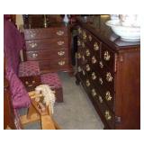 Part of bedroom set and rocking horse 