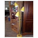 Yellow floor lamp