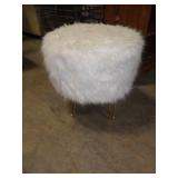 Faux Fur Stool