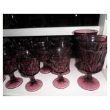 56 Amethyst glasses