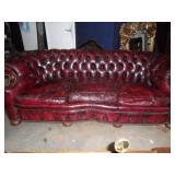 7 ft leather sofa