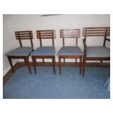 4 Mid Mod chairs