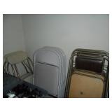 Folding chairs and tables