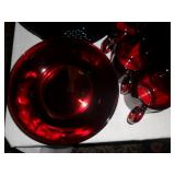 Ruby red dishes 