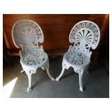 Cast Aluminum Fan design chairs